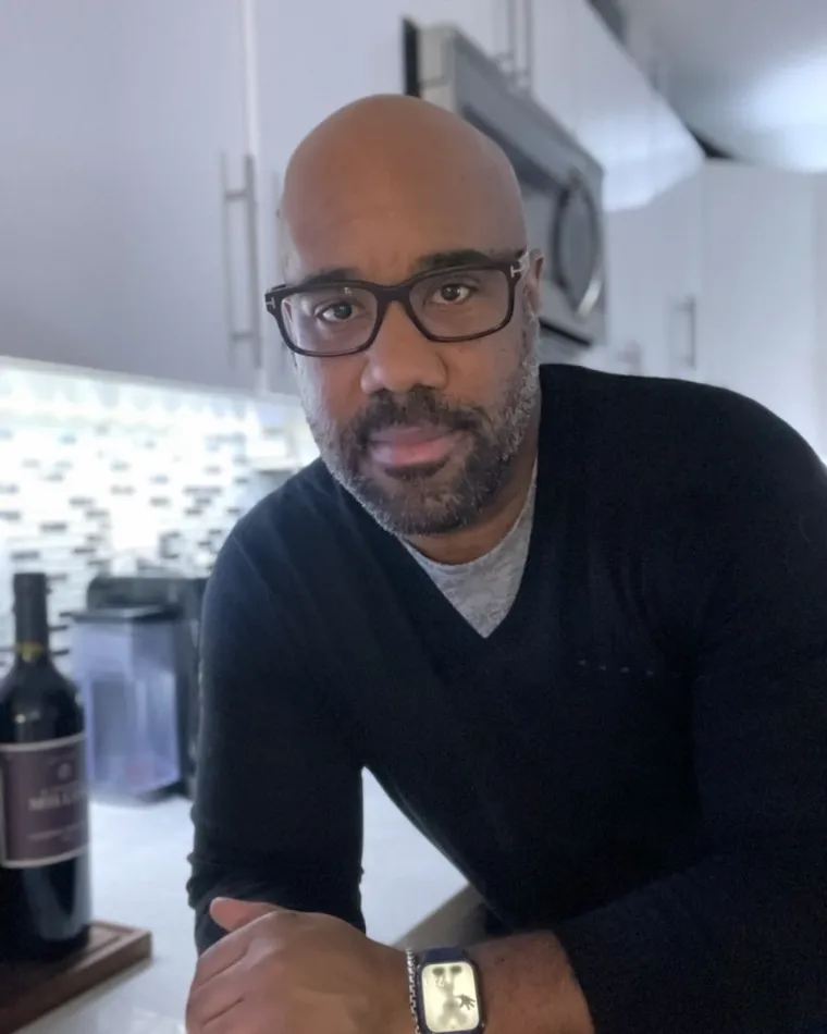 Ladell at home in the kitchen